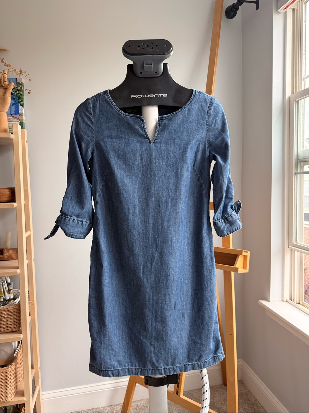 Talbots Denim Midi Dress - Blue